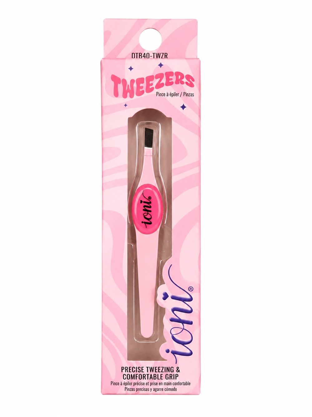 IONI Pink Tweezers Precision Grip – New in Package Beauty Tool